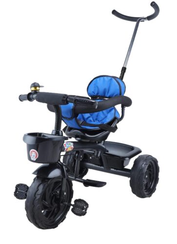 Toyzoy Maple Grand Kids|Baby Trike|Tricycle with Safety Guardrail for Kids|Boys|Girls Age Group 2 to 5 Years, TZ-531 (Black & Blue) photo review