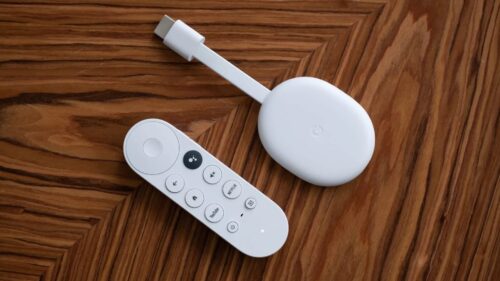 Chromecast with Google TV (HD) - Streaming Stick Entertainment on Your TV with Voice Search - Watch Movies, Shows, and Live TV in 1080p HD - Snow photo review