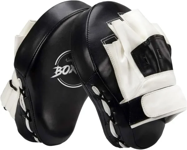 Gants de boxe incurvés Valleycomfortable pour la coupe - Coussinets d'entraînement en similicuir pour les mains